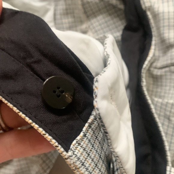 Theory women’s plaid ankle pants size 2‎  classic casual cropped career - Picture 12 of 13